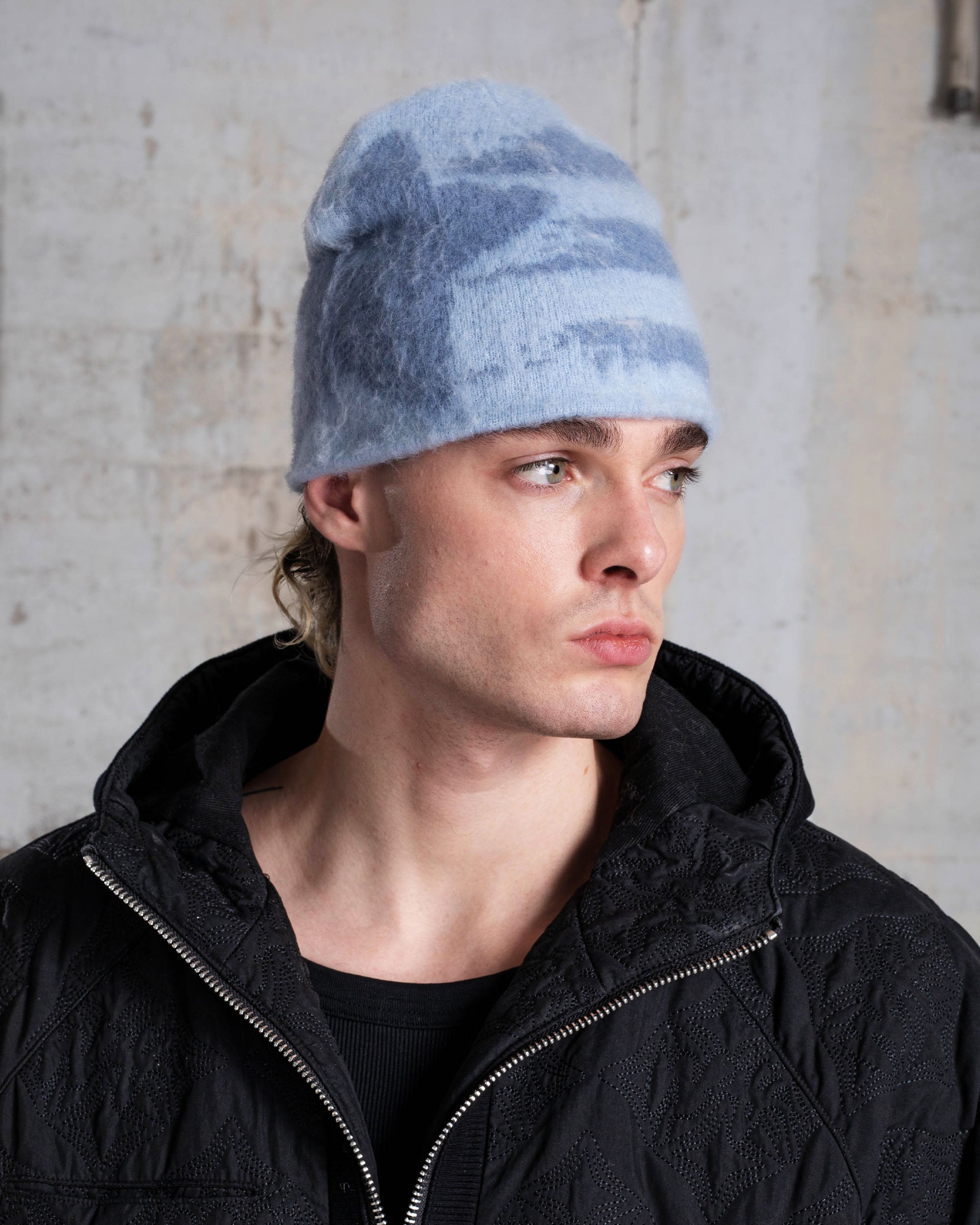 BLUE SHERPA BEANIE