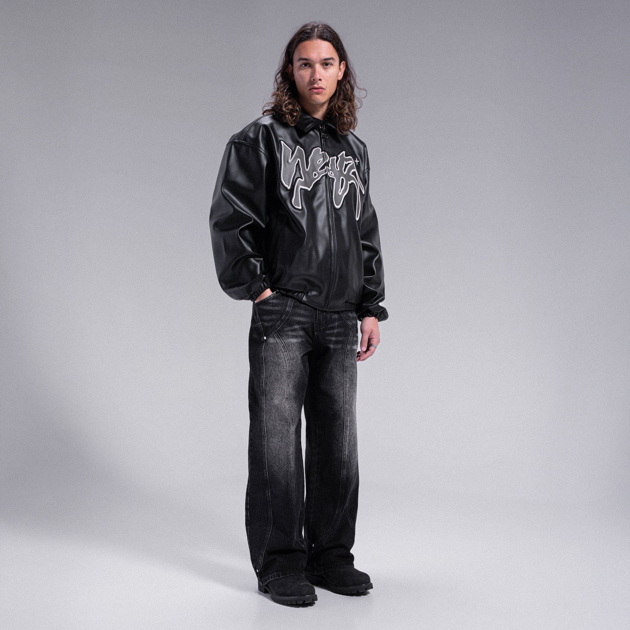 Jacket PU Leather Black WEYZ