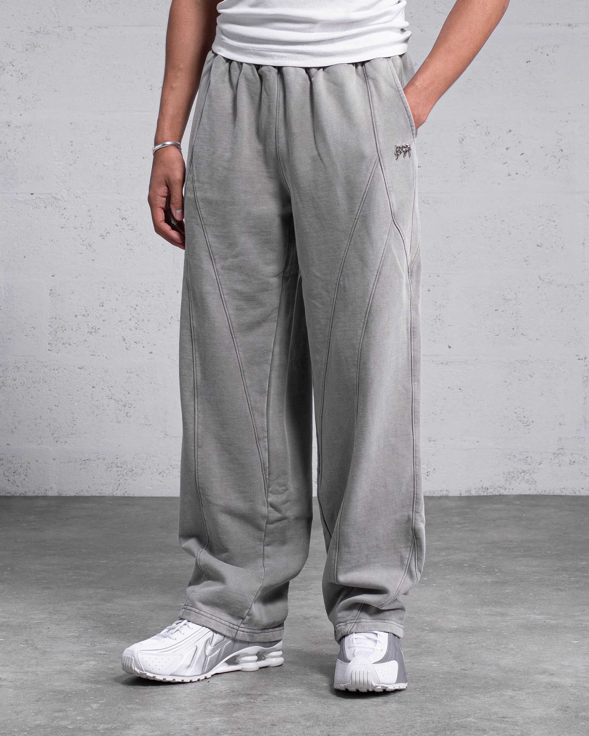 Vintage Jogger Pants Light Grey