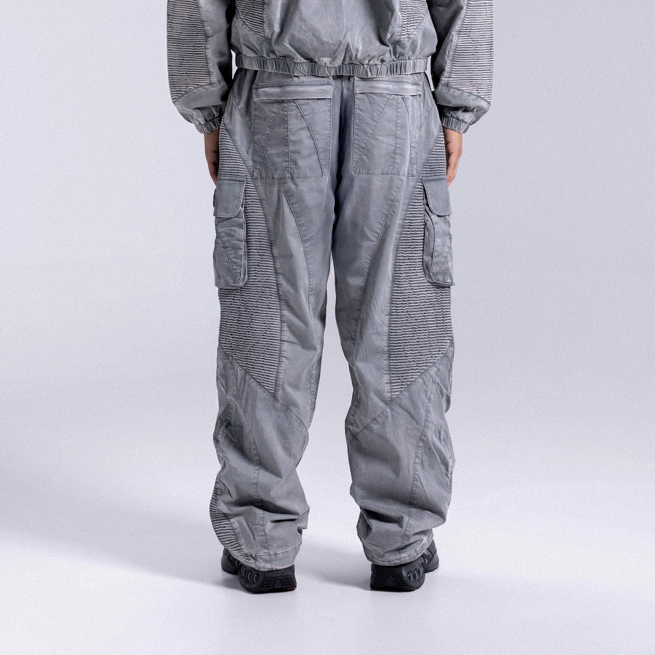 Track Pants STRIPE Light Grey