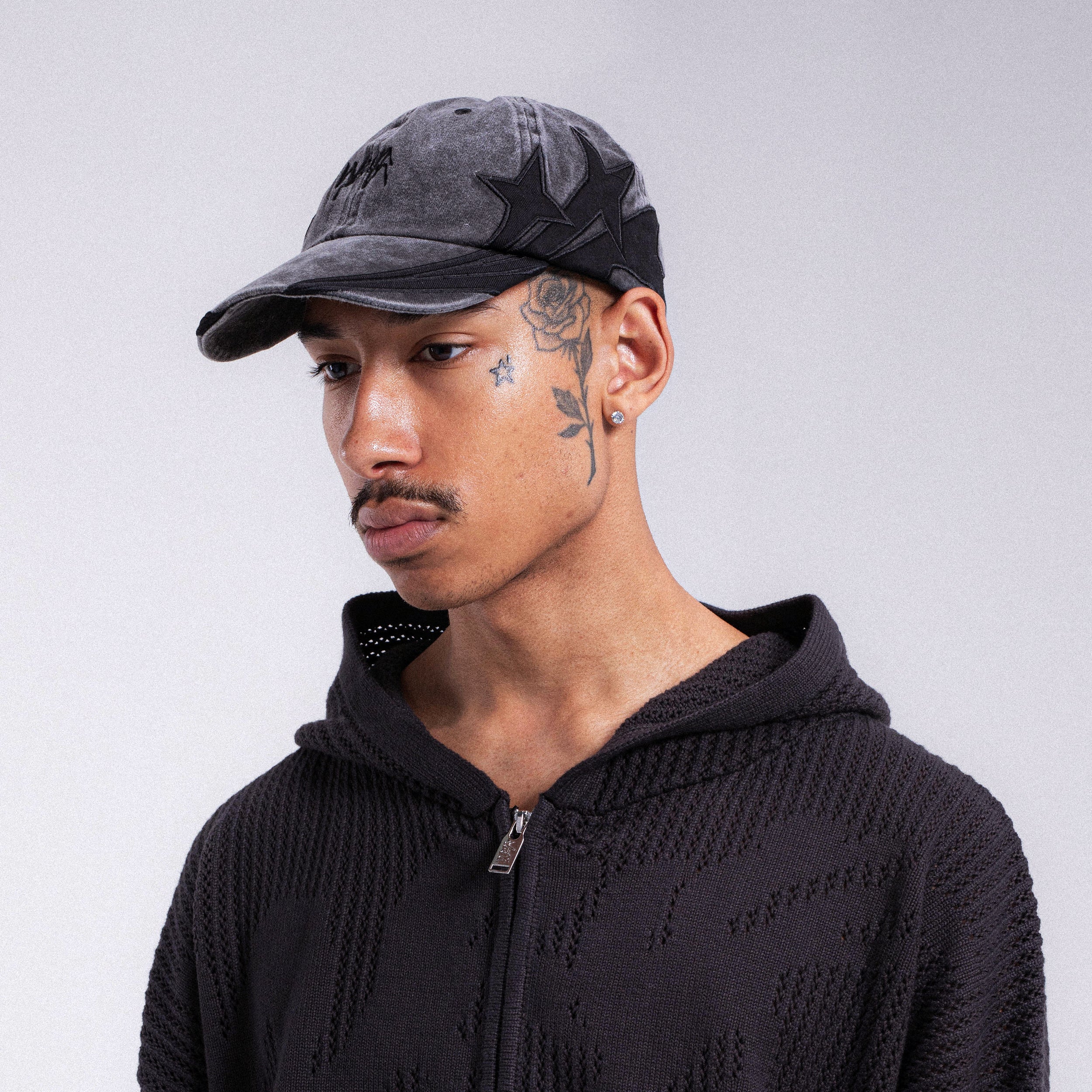 Baseball Cap STARS Black